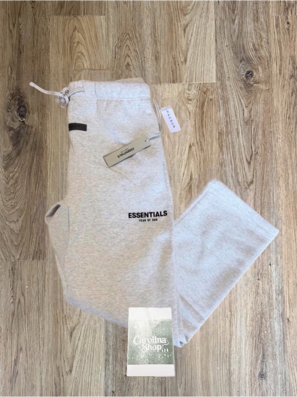 Fear Of God Essentials Light Oatmeal Relaxed Sweatpants